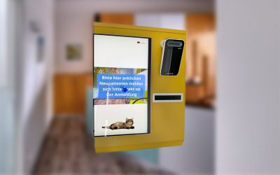 Patiententerminal zur Selbstanmeldung